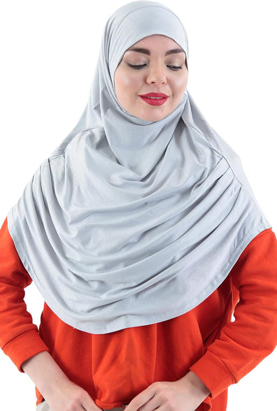 Avanos Easy Wear Soft Hijab for Women, Instant Hijab Long Scarf, Jersey Turbans Prayer Muslim Abayas Dress Clothes Jilbab