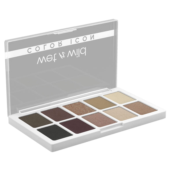 Wet 'N' Wild, Color Icon 10-Pan Palette, Eyeshadow Palette, 10 Richly Pigmented Colors For Everyday MakEUp, Long-Lasting And Easy To Blend Formula, Nude Awakening