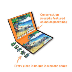 Pitoies Dementia Puzzles 36 Large Piece Jigsaw Puzzles Dementia Activities for Seniors or Elderly Alzheimer's Patients – Sunshine Beach