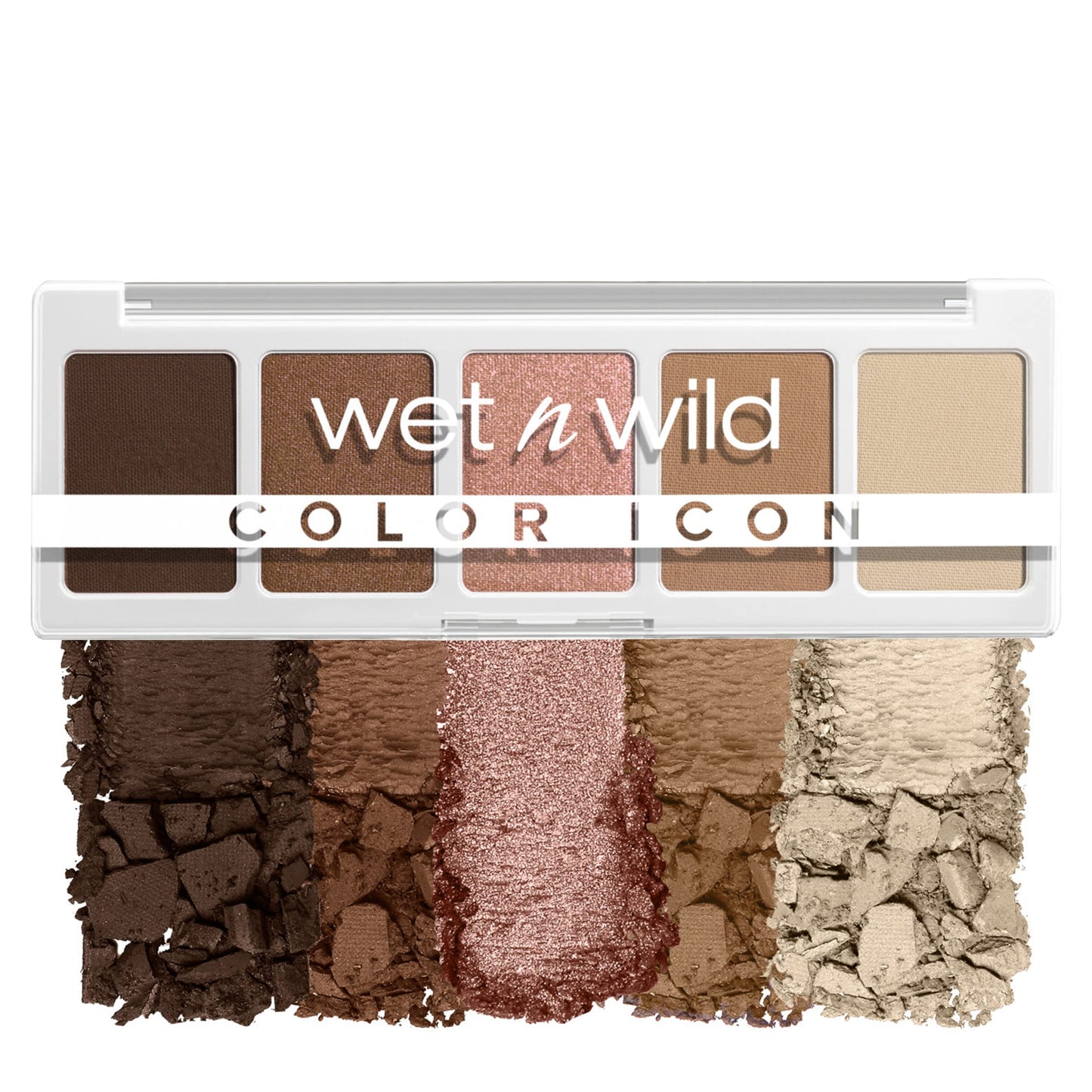 Wet 'N' Wild, Color Icon 5-Pan Palette, Eyeshadow Palette, 5 Richly Pigmented Colors For Everyday MakEUp, Long-Lasting And Easy To Blend Formula, Walking On Eggshells