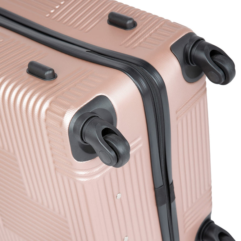 Senator Hard Case Carry on Luggage 20 Inches Small Suitcase with Wheels for Unisex – KH110 | ABS Lightweight Carryon Luggage with Spinner Wheels 4 (Carry-On 20-Inch, Rose Gold)