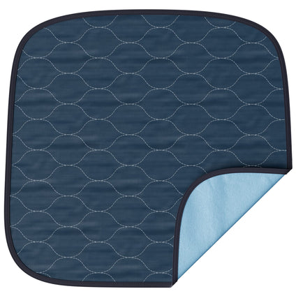 Waterproof Seat Protector (17.7 x 17.7)” - Blue Absorbent Seat Covers - Protector Pads for Chairs & Sofa - Reusable Chair Pad Protectors - Incontinence Pads Washable for Kids, Pets, Adults, & Seniors
