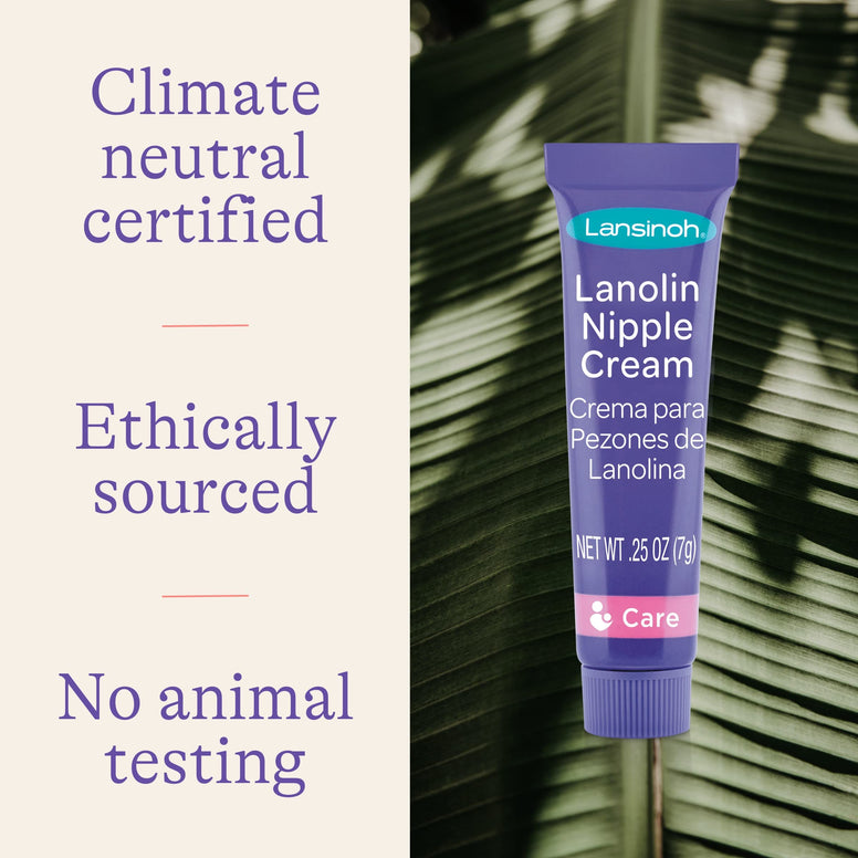 Lanolin Cream for Breastfeeding, 3 Mini Tubes of 0.25 Ounces