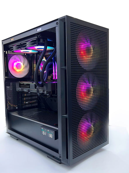 Nanotech Gaming PC - Intel Core i5-13600KF, Nvidia RTX 4080, 32GB DDR5 RAM 6000Mhz, 2TB NVME+1TB SSD, 850W PSU Gold Rated, 240mm Liquid Cooler, Wi-fi, WINDOWS 10 PRO(intel i5-13600KF, RTX 4080)