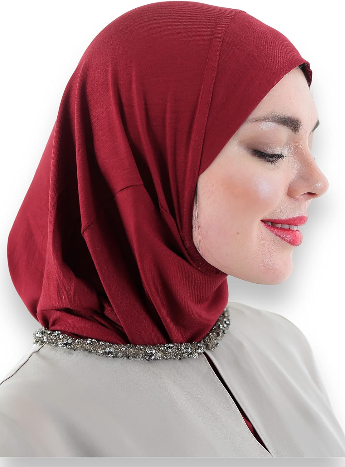 Avanos Easy Wear Soft Hijab for Women, Instant Hijab Long Scarf, Jersey Turbans Prayer Muslim Abayas Dress Clothes Jilbab