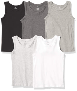 The Honest Company Unisex Baby Muscle Tee Sleeveless T-Shirt Multi-Packs Baby and Toddler Tank Top