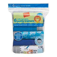 Hanes boys Hanes Toddler Boys Potty Trainer Boxer Briefs, 6-pack Baby and Toddler Training Underwear (pack of 6)