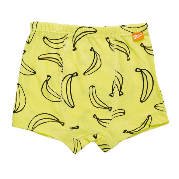 YouGotPlanB Kids Boys Boxers Fruity Prints of Watermelon, Oranges, and Banana - 100% Cotton (Set 3) 4-6Y