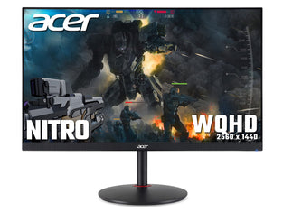Acer Nitro XV272UXbmiipruzx 27 Inch Quad HD Gaming Monitor (IPS Panel, FreeSync Premium, 240Hz, 1ms, HDR 400, Height Adjustable Stand, DP, HDMI, USB Hub, Black)