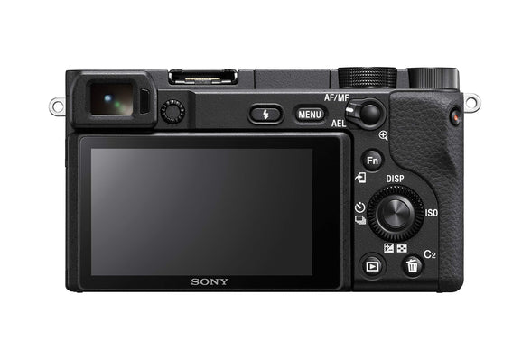 Sony Alpha A6400 Mirrorless Camera With 16-50 Lens Kit, Compact Aps-C Interchangeable Lens Digital Camera With Real-Time Eye Auto Focus, 4K Video & Flip Up Touchscreen, Ilce-6400Lb