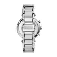 Michael Kors Parker Stainless Steel Watch With Glitz Accents