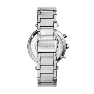 Michael Kors Parker Stainless Steel Watch With Glitz Accents