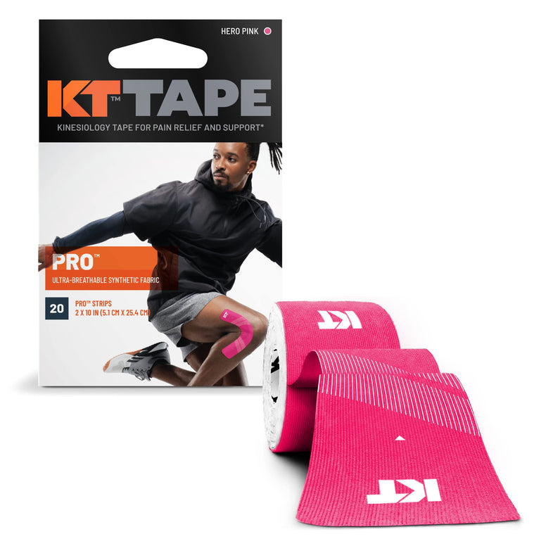 KT Tape Pro 20 Strip Synthetic Precut Kinesiology Tape