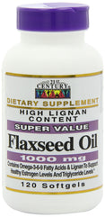 21st Century Flaxseed Oil Mg Softgels - 120 Count Multi