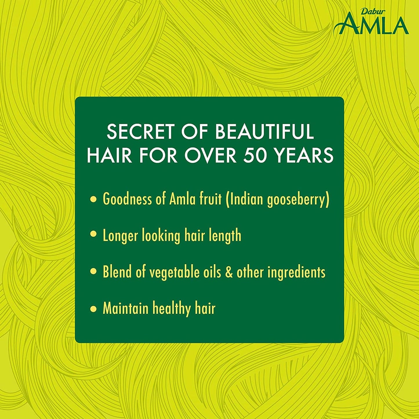 Dabur Amla Natural care Hair Oil | Enriched with Amla, Natural Oils & Vitamin C | For Long, Strong & Dark Hair - 500ml