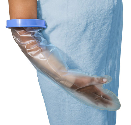 Essential Medical Supply Ohsodry! Sealed Cast and Bandage Protector for Whole Arm, White