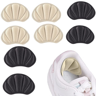 4 Pairs Heel Pads,Heel Grips Shoe Pads,Heel Cushion Inserts,Heel Cushion Pads,Self Adhesive Heel Cushion,Anti-Slip Heel Pads,for Loose Shoes Women Men Sneakers High Heels Sneakers Leather Shoes