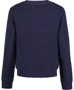 IZOD Boys' Solid Crew Neck Ribbed Pullover Sweater with Chest Logo