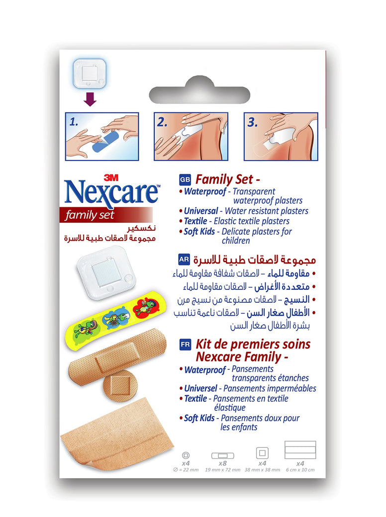 3M Nexcare Family Sets Bandages, 20'S, One Size