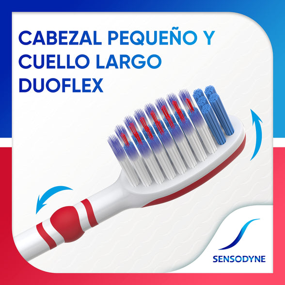 Sensodyne Sensitivity & Gums Soft Toothbrush for Dental Sensitivity, Pack of 4, White