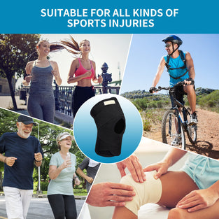 Sweet seven Knee Brace for Meniscal Tear Knee Pain, ACL & MCL Injuries - Adjustable Support for Arthritis Recovery - Breathable & Stabilizing for Men and Women（Black）