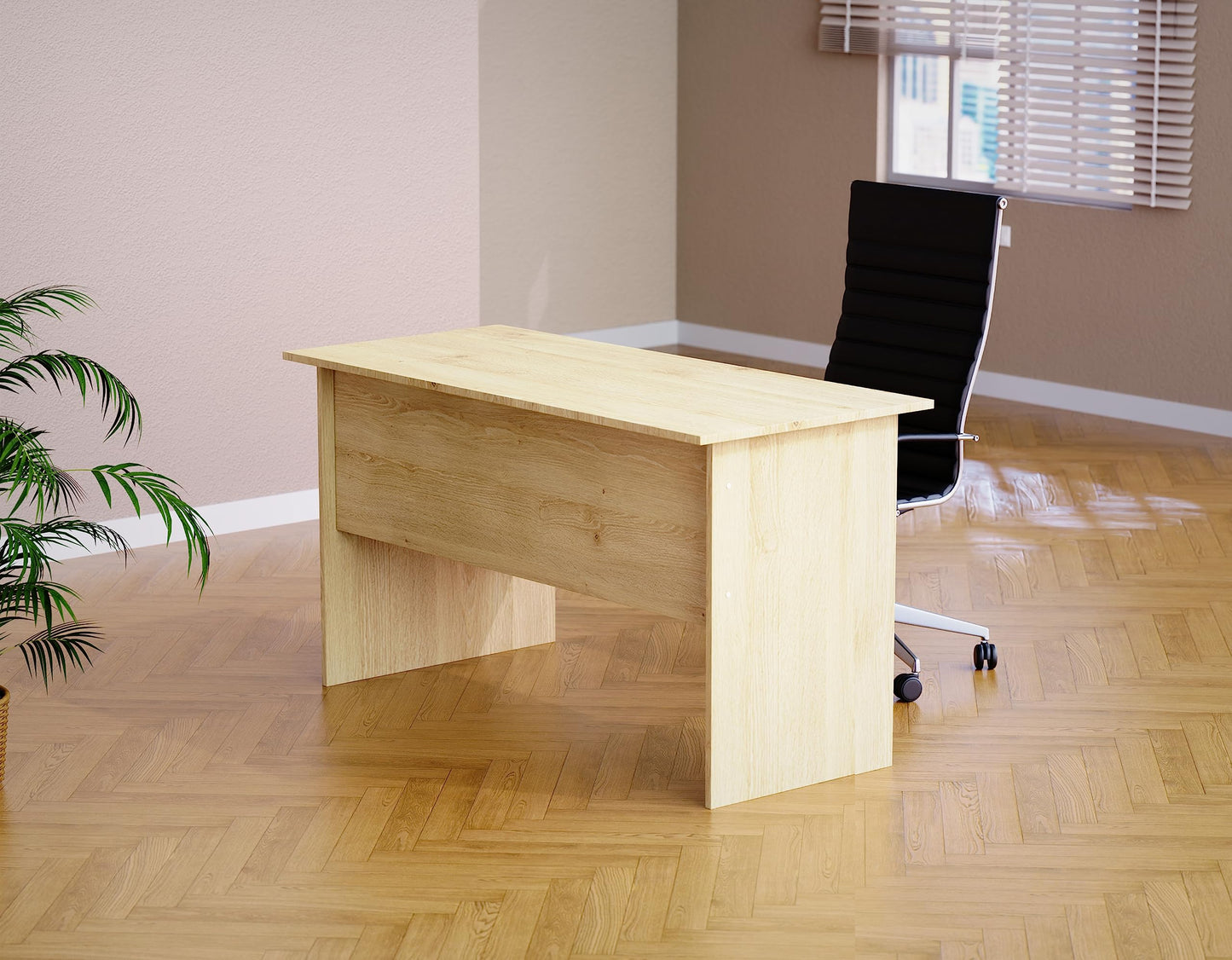 Mahmayi Desk variation for Home Office Computer Use (Oak)