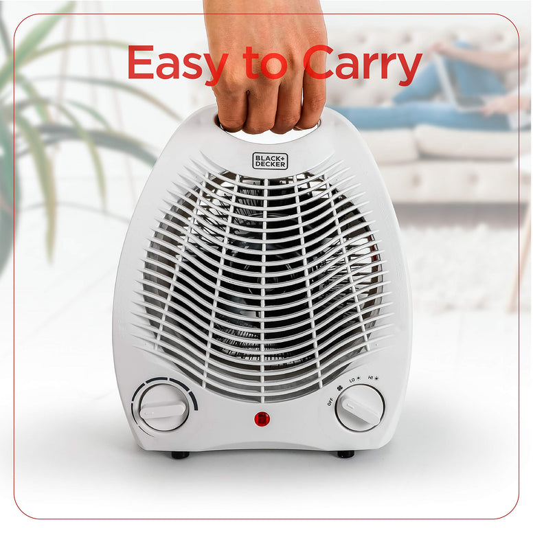 1,500-Watt Personal Desktop Heater (White)