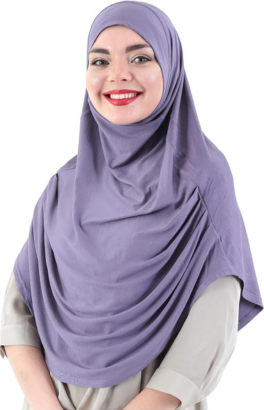 Avanos Easy Wear Soft Hijab for Women, Instant Hijab Long Scarf, Jersey Turbans Prayer Muslim Abayas Dress Clothes Jilbab