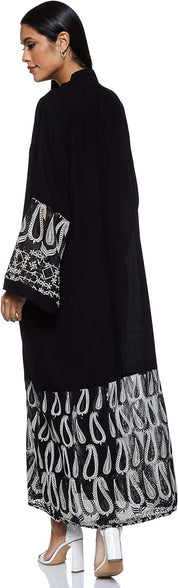 Nukhbaa Women's Abaya, Black