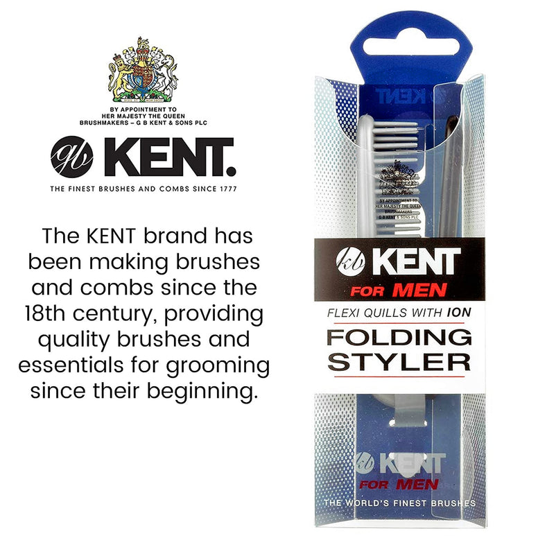 Kent for Men Range Small Folding Pocket Brush