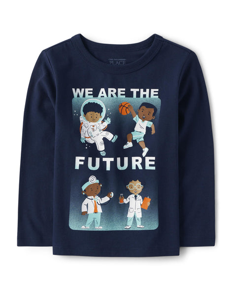 The Children's Place Toddler Boys Long Sleeve Graphic T-Shirt (2 Years)