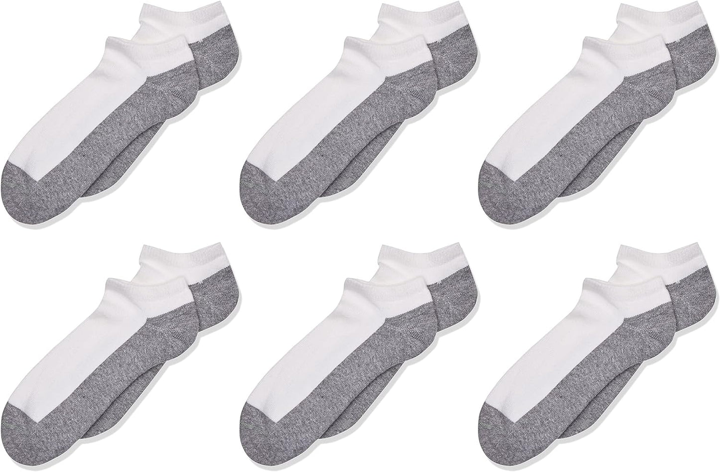 Jefferies Socks Girls' Seamless Sport Low-Cut Half-Cushion Socks, Pack of 6