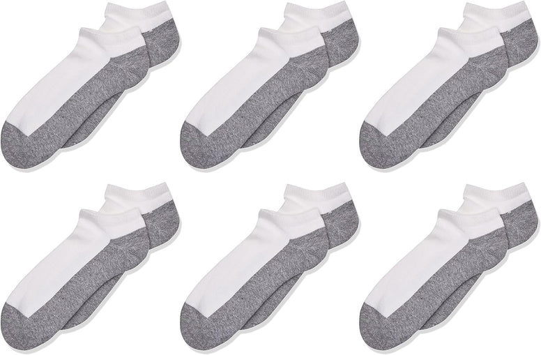 Jefferies Socks Girls' Seamless Sport Low-Cut Half-Cushion Socks, Pack of 6