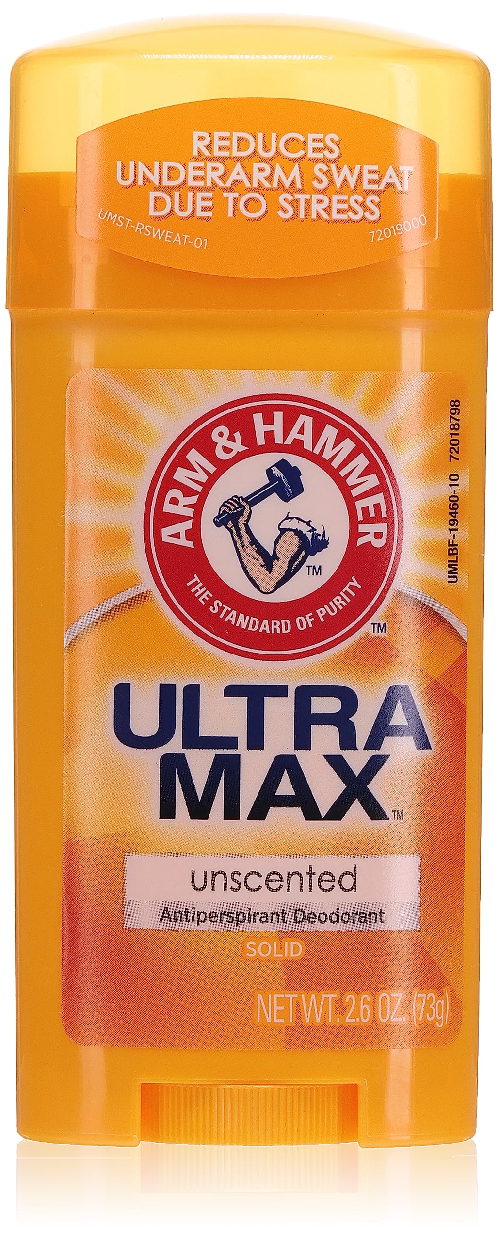 ARM & HAMMER Ultra Max Advanced Protection Unscented Antiperspirants Deodorant, 73g