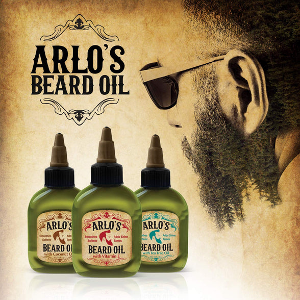 Arlo's Beard Oil with Tea Tree Oil, 2.5 Fluid Ounce