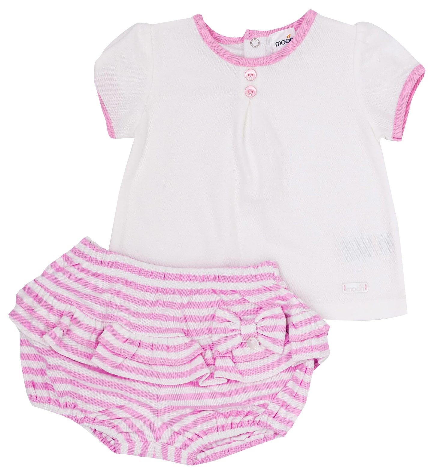 MOON 100% Cotton Top & Bloomer 3-6 Months