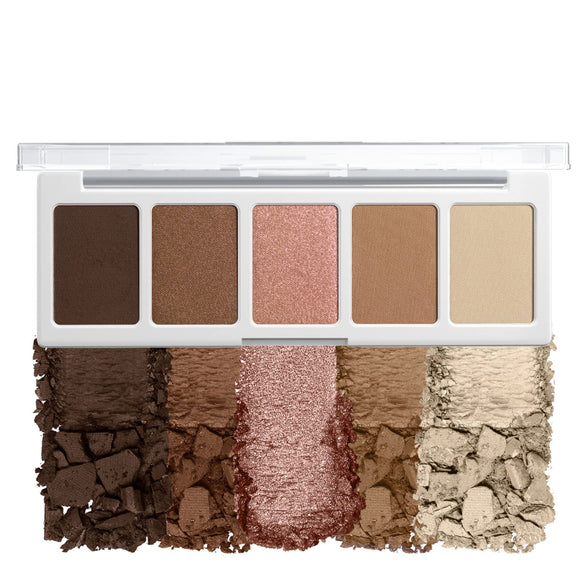 Wet 'N' Wild, Color Icon 5-Pan Palette, Eyeshadow Palette, 5 Richly Pigmented Colors For Everyday MakEUp, Long-Lasting And Easy To Blend Formula, Walking On Eggshells