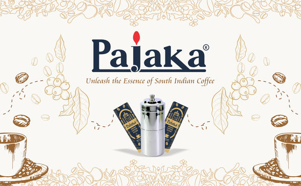 PAJAKA South Indian Filter Coffee Maker 2-4 Cup Mug Madras Kaapi Kappi Drip Decoction Maker Brewer Dripper Stainless Steel Medium Size for Home & Kitchen (200 ML)