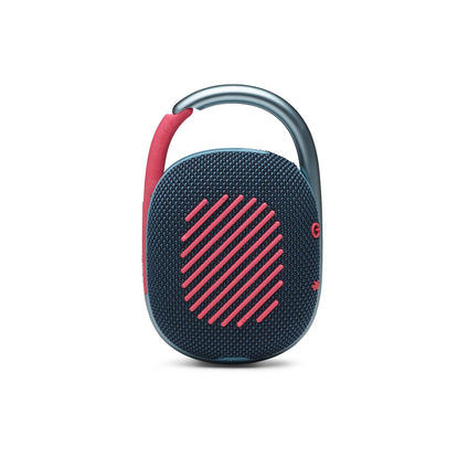 JBL Clip 4 Portable Bluetooth Speaker, JBL Pro Sound, Punchy Bass, Ultra-Portable Design, Integrated Carabiner, Clip Everywhere, IP67 Waterproof + Dustproof,Blue/Pink, JBLCLIP4BLUP