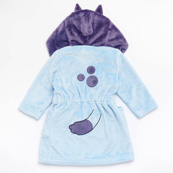 BLUEY Dressing Gown for Kids | Hooded Bathrobe for Girls and Boys | Nightwear for Children and Toddlers 18-24M