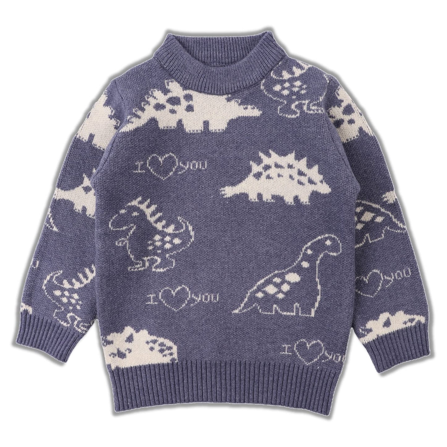 Peecabe Winter Baby Boy Dinosaurs Sweaters Toddler Girl O-Neck Soft Pullover Infant Knitted Fall Sweater 4 Years
