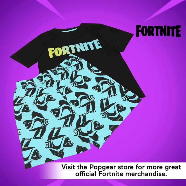 Popgear Boy's Fornite Twin Pack Bundle T-shirt Kids 1234 pajama-sets