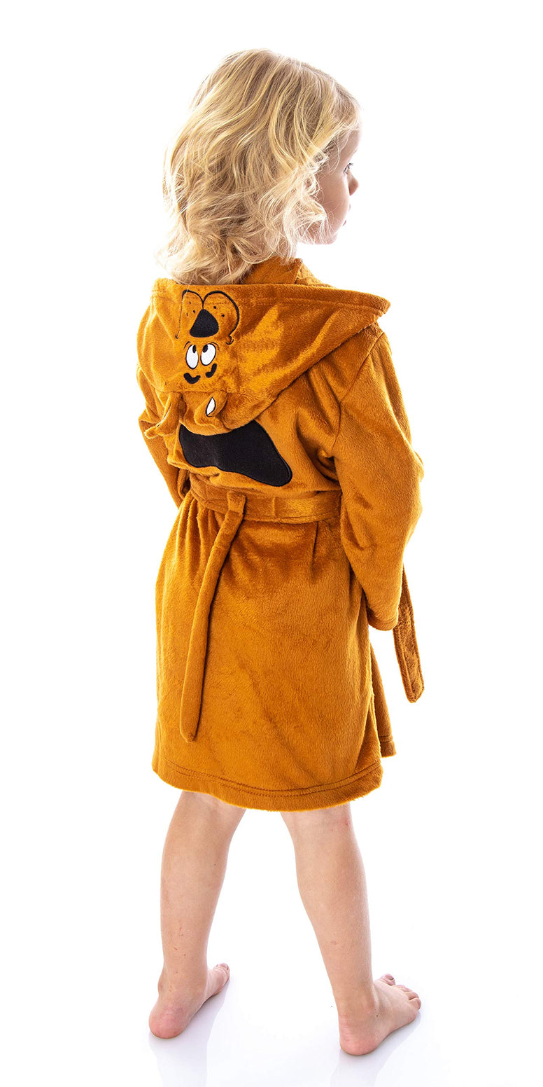 Scooby Doo Toddler Hooded Costume Robe Soft Plush w/ Ears 2-3y
