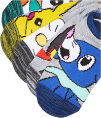 Pokemon Boys' 5-Pack No Show Socks