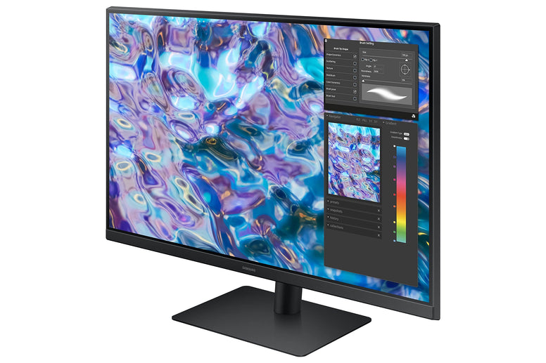 Samsung 27" ViewFinity S6 LS27B610, 2K QHD Monitor with IPS Panel, Ergonomic Design with Border-less Screen, 75Hz refresh rate, AMD FreeSync - LS27B610EQMXUE