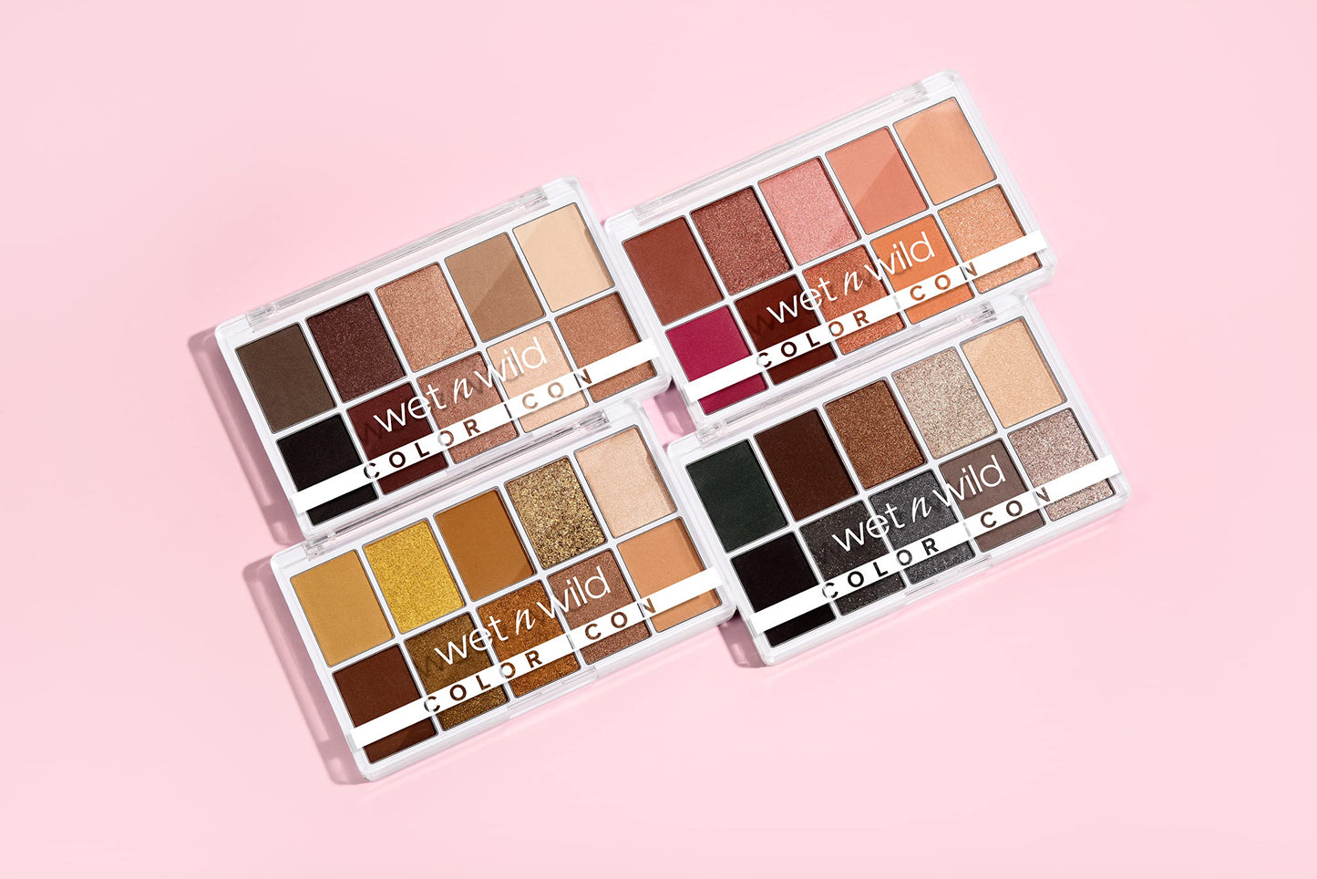 Wet 'N' Wild, Color Icon 10-Pan Palette, Eyeshadow Palette, 10 Richly Pigmented Colors For Everyday MakEUp, Long-Lasting And Easy To Blend Formula, Nude Awakening