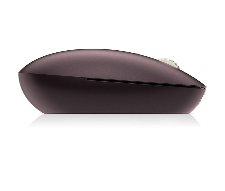 HP Burgundy Spectre 700 Wireless Bluetooth Rechargeable Mouse with Blue LED, 800 1200 1600 DPI Switching, 4 Way Scrolling, Pair with Up to 4 Devices