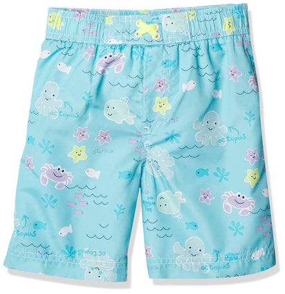 Wippette Boys' Toddler Quick Dry Swim Trunk