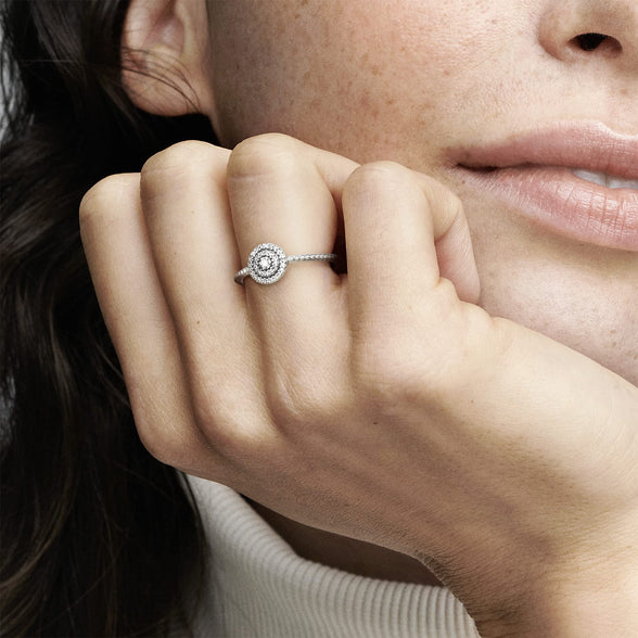 Pandora Women'S 925 Sterling Radiant Elegance Ring