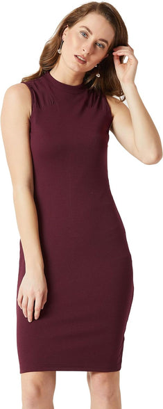 Miss Olive Women's Bodycon Knee-Length Dress